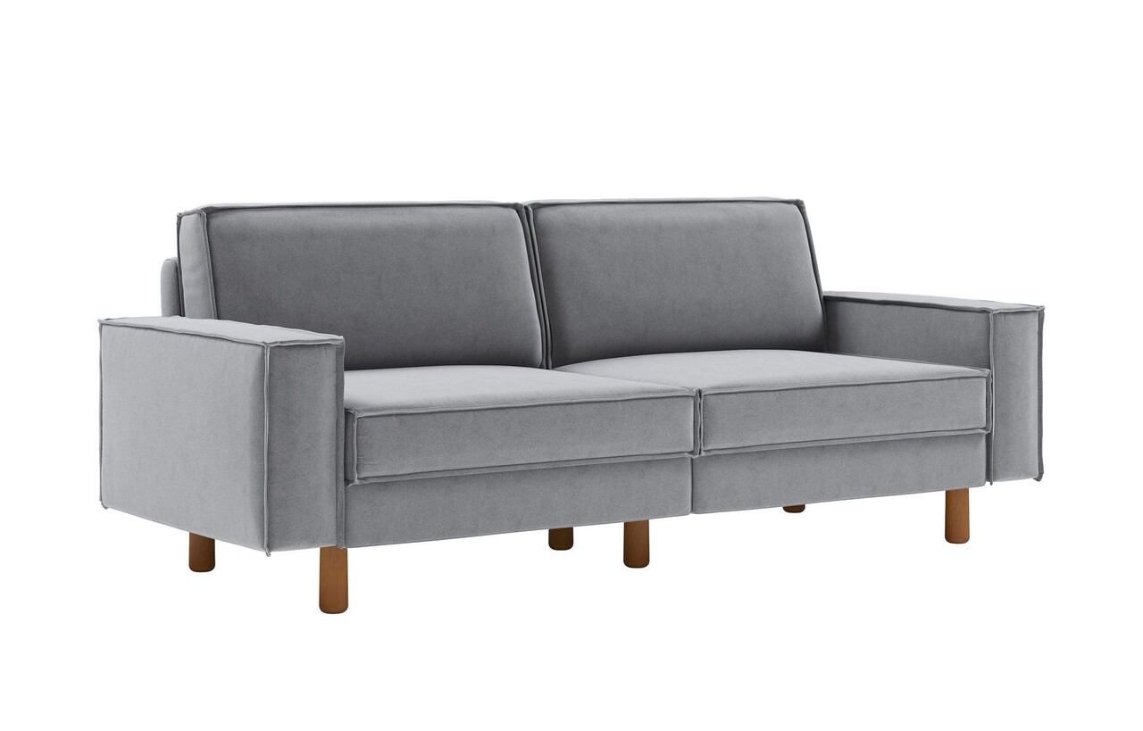 Canapea 3 locuri, Atelier del Sofa, 918CMF1237, Otel, Gri cea / Nuc Canapele